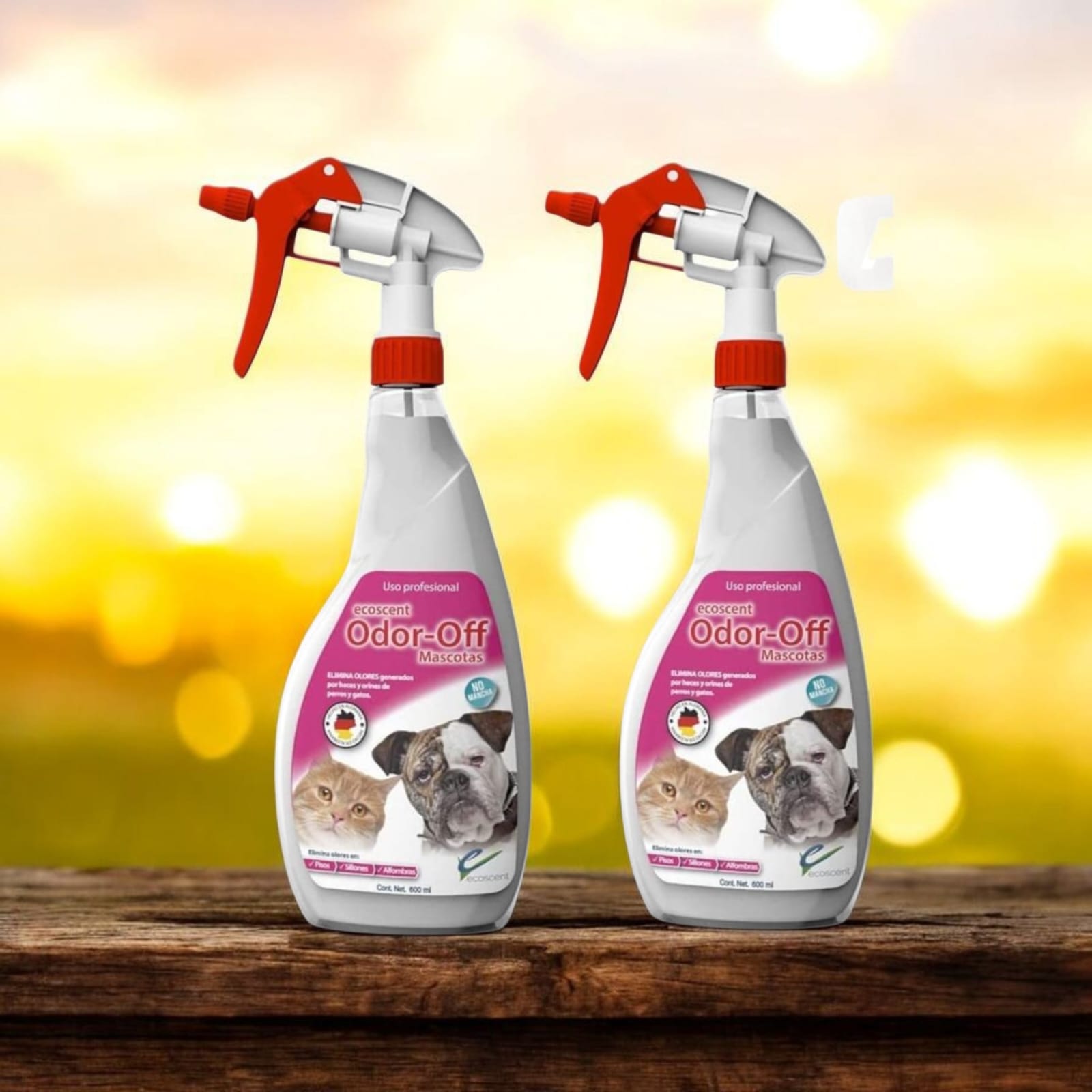 Pack 2 Odor-Off Mascotas 600 ml