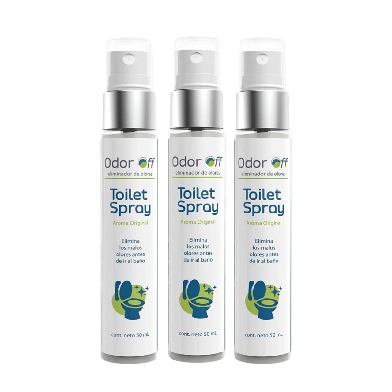 Pack 3 Odor-Off Toilet
