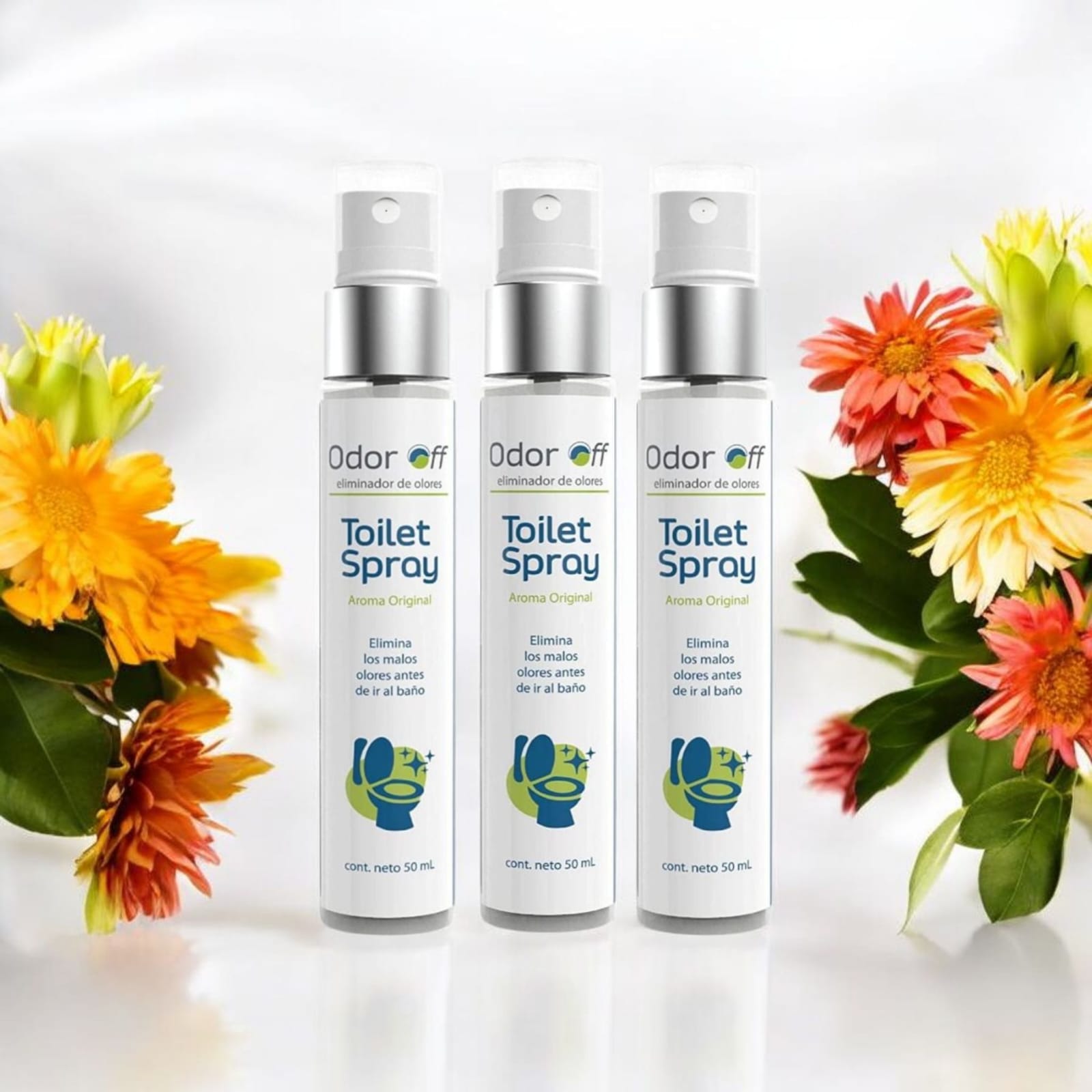 Pack 3 Odor-Off Toilet