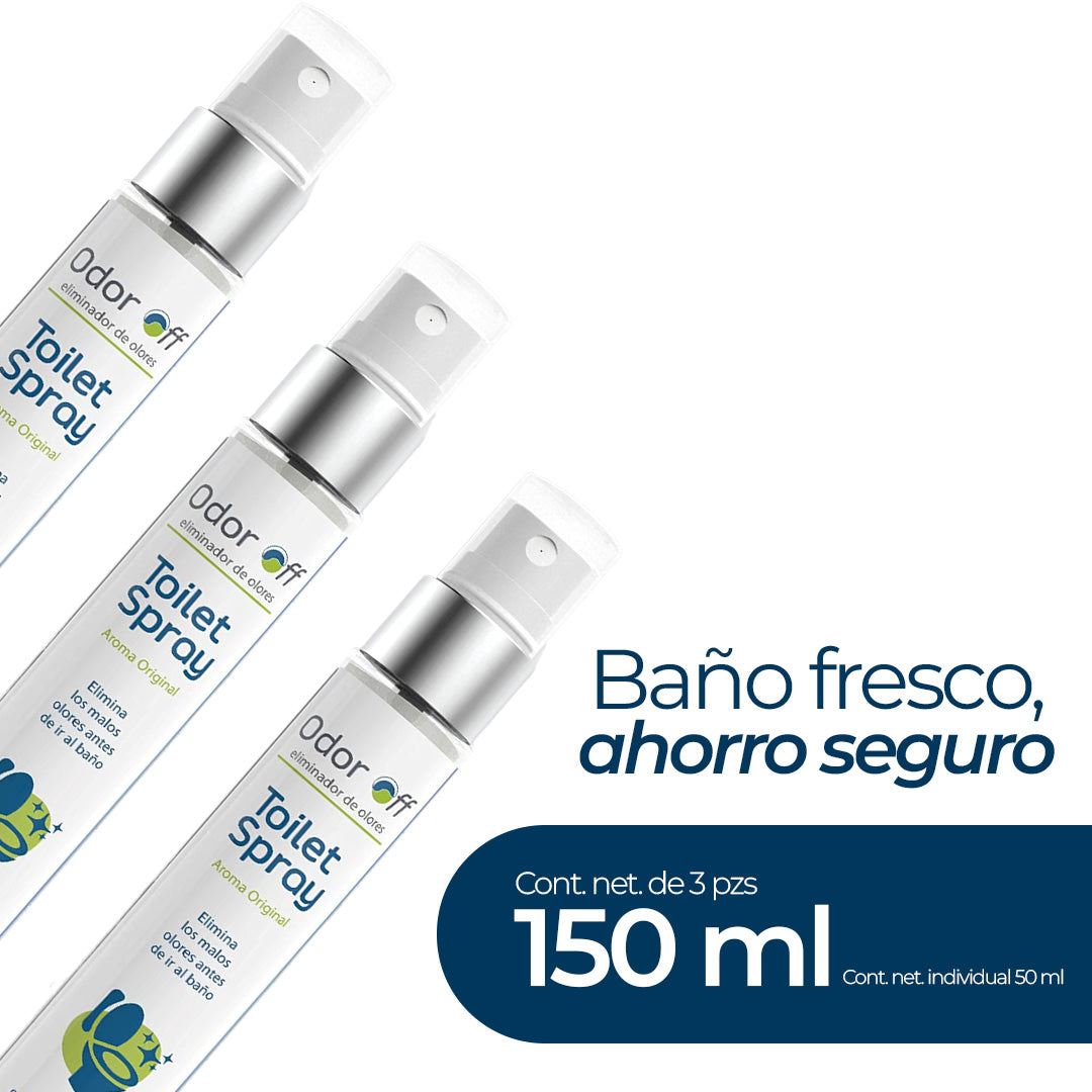 Pack 3 Odor-Off Toilet