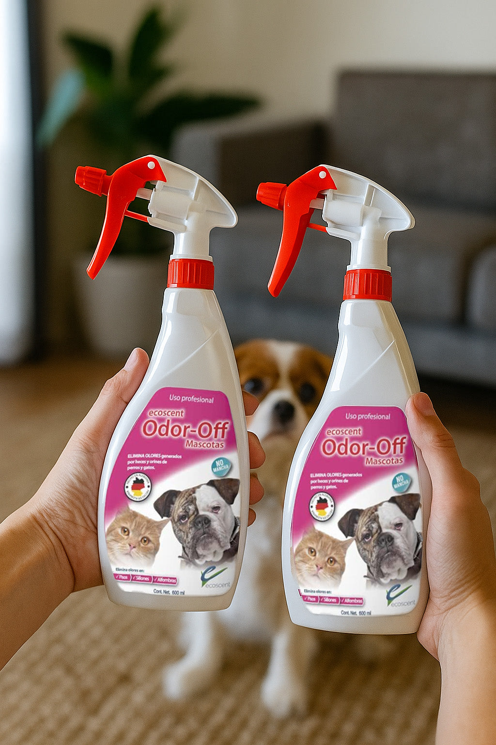 Pack 2 Odor-Off Mascotas 600 ml